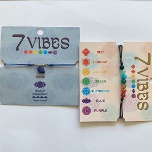 Natural stone healing bracelets.